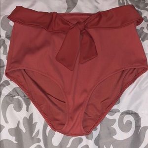 High rise bikini bottoms